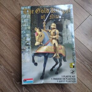 Monogram The Gold Knight of Nice Plastic Model Kit 1:8 Scale Medieval Gold 1:8